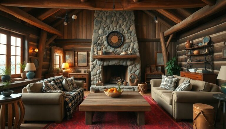 rustic home interior