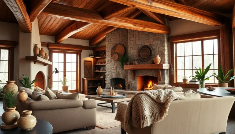 rustic home interior