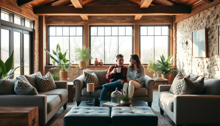 modern rustic home