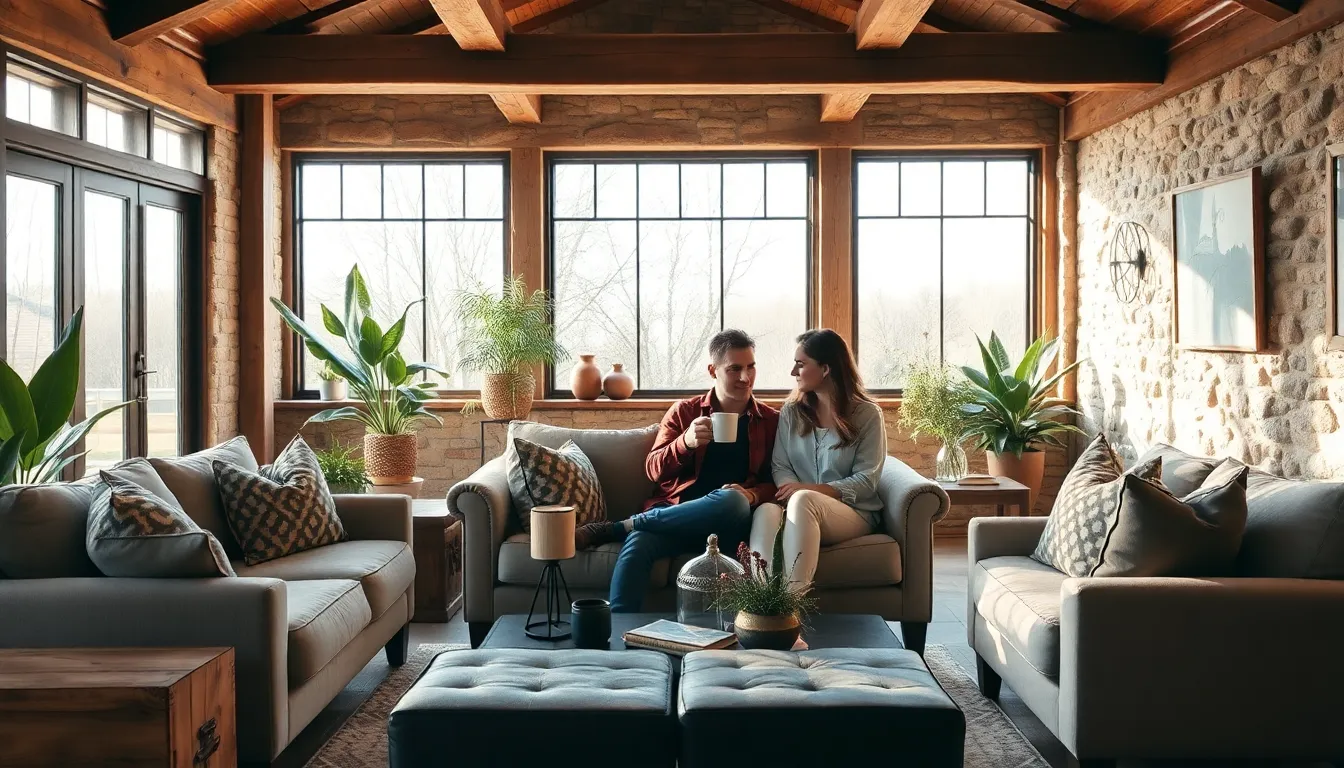 modern rustic home